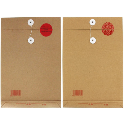 Tamper Evident Seal Sticker Custom Printed For Document Envelopes